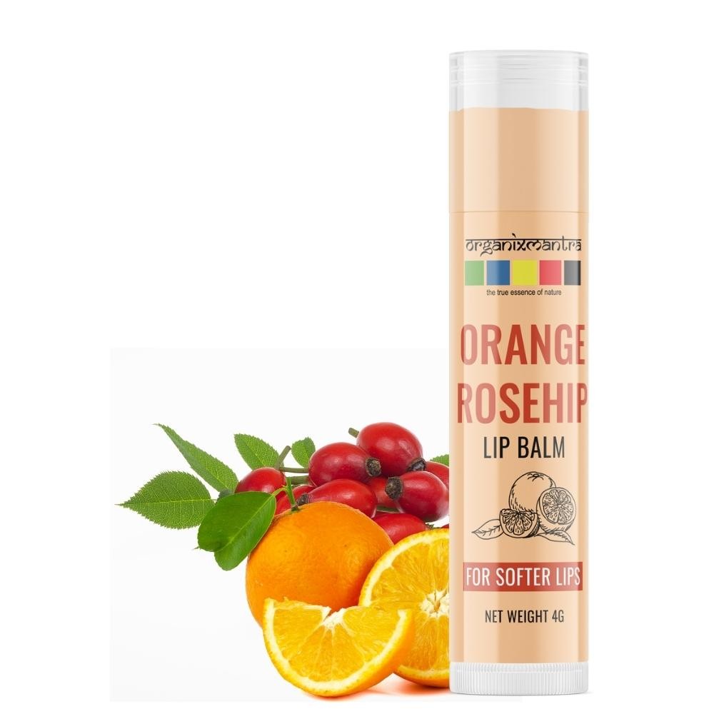 Organix Mantra Orange Rosehip Lip Balm, Luxurious Lip Care & Hydration 4G