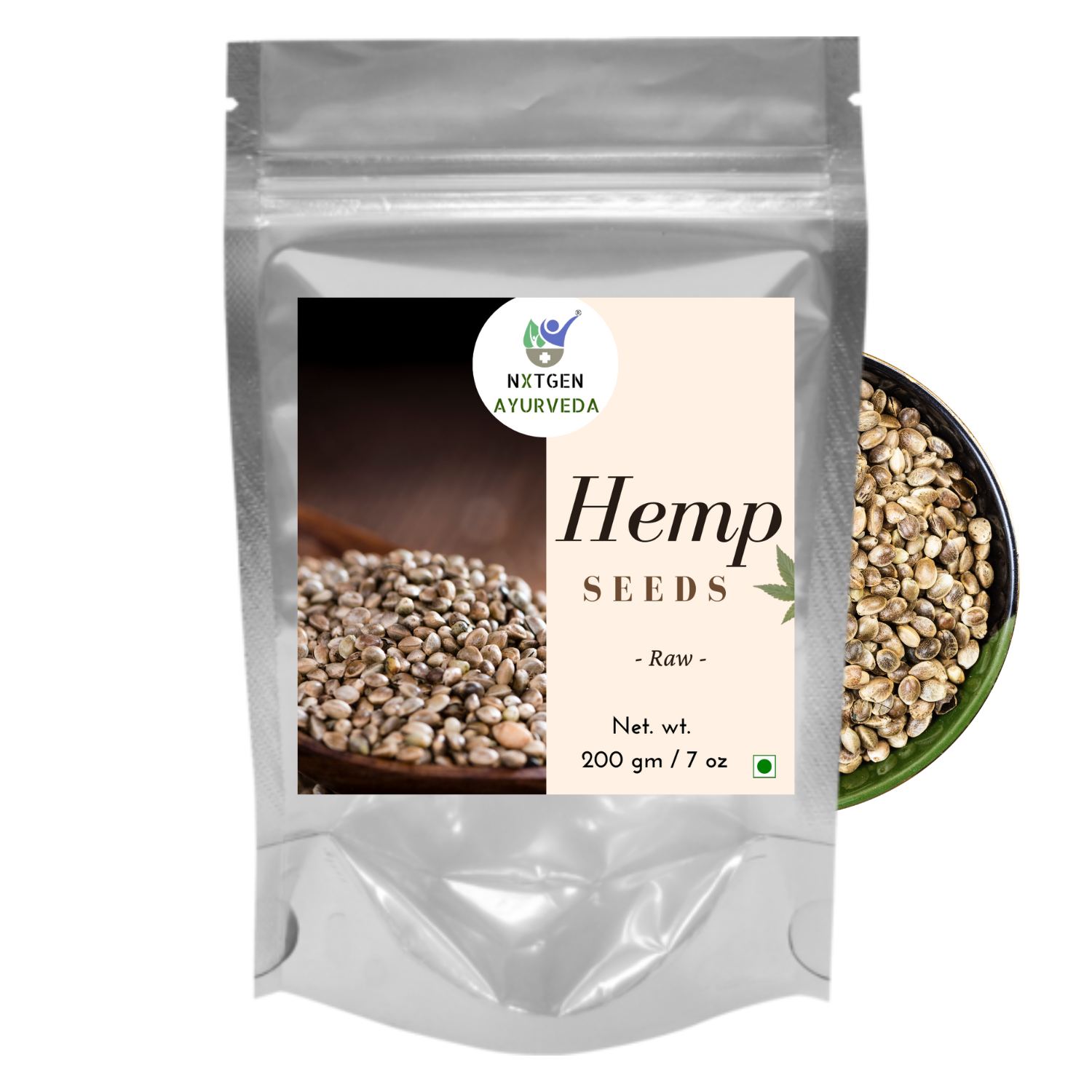 Nxtgen Ayurveda Hemp Seeds - 200 gms