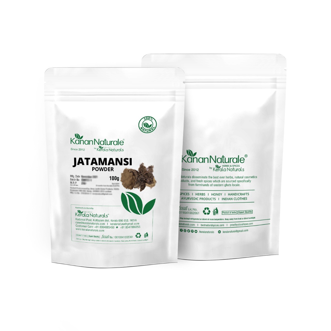Kerala Naturals Jatamansi Powder 2 * 100gm