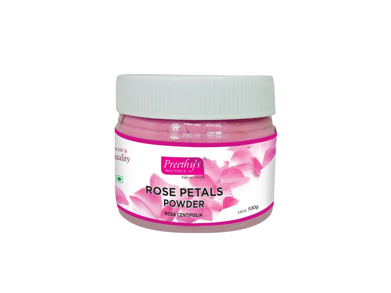 Preethy's Boutique Rose Petals Powder 100gm